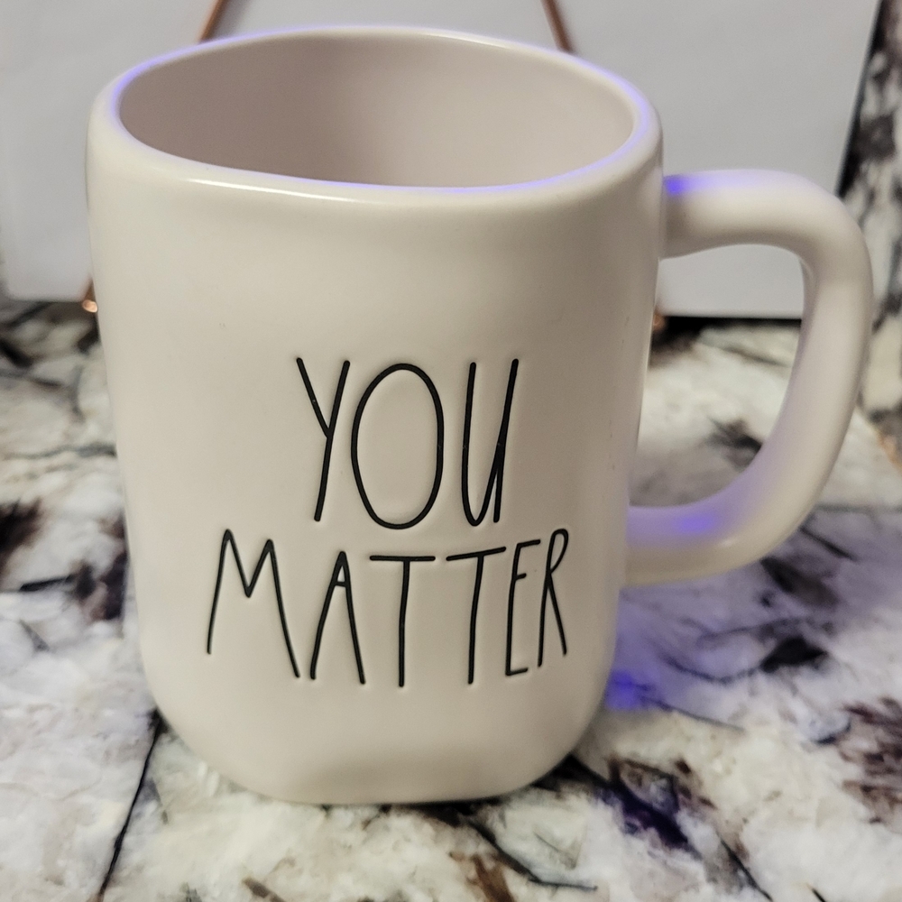 Rae Dunn Ceramic Mug - "You Matter"